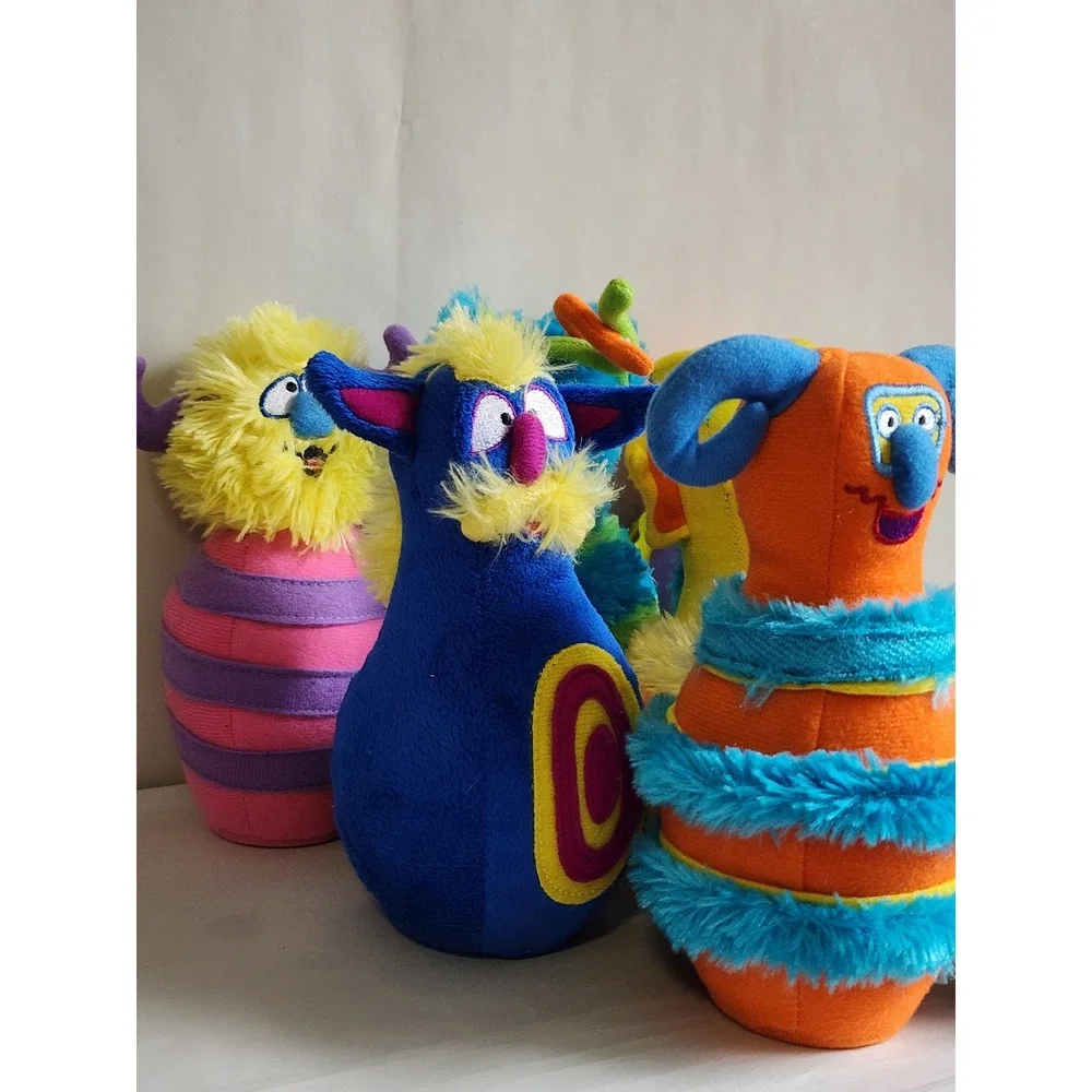 Melissa & Doug Monster Bowling Plush Game Set 6 Pins 1 Ball 2191 Multi Color